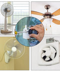 Ceiling Fan Capacitor CBB61 25uF 250V AC 2 Wires in use with various electric fans and motors for smooth airflow.