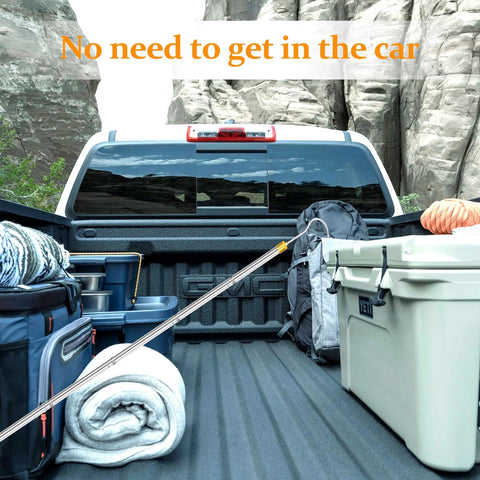 Cargo Grabber Reach Retriever Tool 30 to 75 Inch Adjustable Extensions Heavy Duty Truck Accessory For Pickup Bed Unused in Truck Bed
