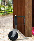 Spring Loaded Gate Wheel For Wooden And Metal Tube Swing Gates Quiet Heavy Duty Gate Caster With Brake 4 Inch Smooth