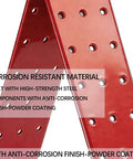 Built Tough Roof Anchors For Fall Protection Dead Easy Screw Installation Heavy Duty Alloy Steel D Rings Rust Resistant Corrosion Proof Rooftop Safety Gear Killer Security Two Pack showing corrosion resistant material and high-strength steel.