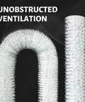 4 Inch By 12 Foot Flexible Aluminum Foil Dryer Vent Hose Kit With Stainless Steel Clamps And Aluminum Tape For Dryer Exhaust Ducting HVAC Venting Heating And Cooling Systems showing flexible aluminum vent hose