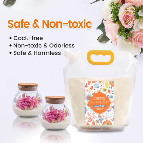 Legit Fast Absorbing Flower Drying Silica Gel Two Pounds Fine Reusable Crystals Keeps Fresh Blooms Perfect And Smooth Straight Up Super Duper Nice For Quick Floral Preservation And Easy Handmade Projects