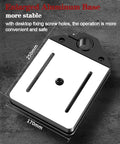 Heavy duty aluminum base for Universal Vertical Drill Stand Clamp For Woodworking, Portable Table Top Drill Press, 250x170 mm size