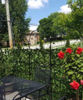 Realistic Ivy Privacy Fence Screen 120x40 Inch For Balcony Outdoor Decor With Faux Vines Green Backdrop Hedge Panels