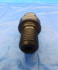 Top Notch 45 Degree Ansi Style Retention Knob And Pull Stud designed for heavy shop work, black metal, side view on blue background.