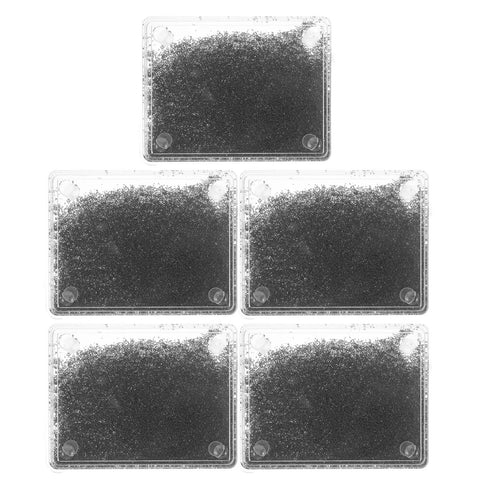 Five Piece Magnetic Iron Powder And Iron Filings Set For Physics Classrooms And Science Labs arranged in 2x3 grid style.