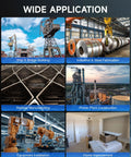 ZELCAN mag drill press collage showing wide industrial applications across construction and manufacturing.