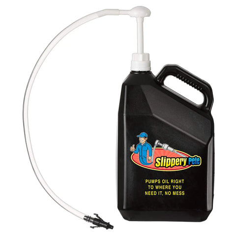 Fluid Transfer Pump For Gallon And Wide Mouth Quart Bottles, 30cc Per Stroke, Four Thread Sizes Fit Most Bottles, Easy Interchange, 24 Inch Flexible Tube For Gear Oil, Transmission Fluid, Antifreeze, black bottle pump with tube