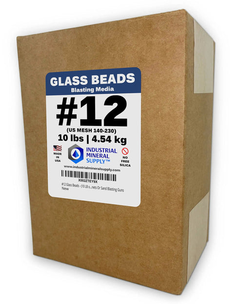 Extra Fine Glass Beads 140 To 230 Mesh Blasting Media For Cabinets And Sandblasting Guns 10 Lbs Clean Surfaces Box