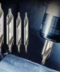 7 Piece Center Drill Bit Set M2 HSS 60 Degree Countersink Tools With Protective Case For Lathe And Metalworking Pro Grade Durable