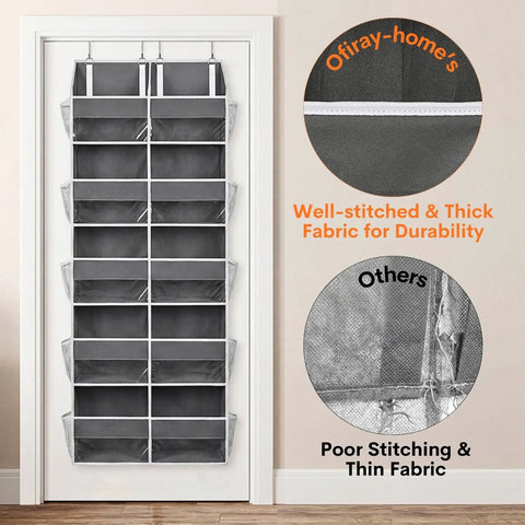 Hella Game Changing 5 Tier Over Door Organizer With 10 Deep Compartments Wide Closet Hanging Storage Rack Slick For Snagging Sneakers Diapers And Wardrobe Essentials
