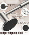 Super Strong Magnetic Towel Bar With Large Base And Hidden Magnet Design Non Slip Towel Holder for metal surfaces.