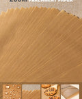 Precut Parchment Paper Sheets 200 Pack Unbleached Nonstick Baking Sheets 16x24 Inches For No Fuss Baking Grilling Air Frying Steaming