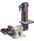 Benchtop Combo Belt And Disc Sander With 2 Inch X 42 Inch Belt And 6 Inch Disc for wood, metal, and plastic finishing.