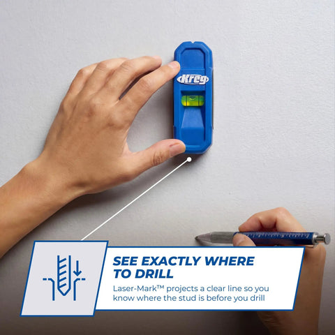 Handy Dandy Magnetic Stud Finder Reliably Pinpoints Wood Framing Metal Studs Plus Hidden Screws And Nails In Drywall Hands Free Wall Holder Scanner Built Tough For Contractors And Weekend Warriors