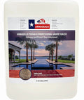 Get That Top Shelf Satin Shine With Five Gallons Of Heavy Duty Paver And Concrete Sealer Designed For Natural Stone And Outdoor Patios Featuring Advanced Polymers For Wicked Good Protection Against Water Oil And UV Damage A Made In Usa Beast Mode Shield. 5 gallon container with satin look sealant for patios and natural stone.