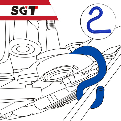 Illustration depicting Universal Ball Joint Separator And Puller Tool For Cars, Trucks, And SUVs Two And Three Eighths Inch Ball Joint Removal Tool.
