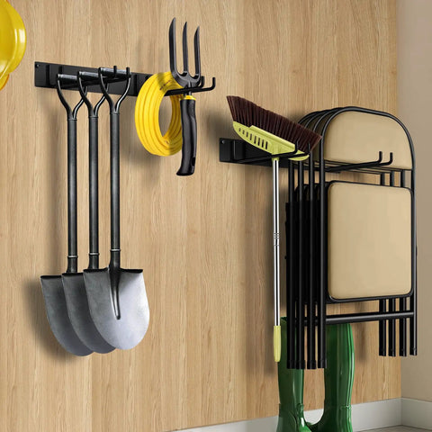 2 Pack Folding Chair Storage Rack For Garage Wall Mount And Chair Organization Garden Tool Rack Organizer Easy Install