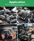 64 Piece Auto Body Fender Alignment Shim Kit With Slotted Shims In One Sixteenth And One Eighth Inch Thickness, application