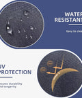 Cozy Up Outdoor Indoor 18 By 18 Inch Waterproof Floral Seat Cushions Set Of 2 water resistance and UV protection features