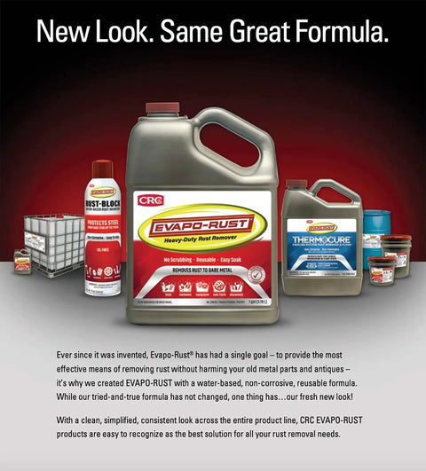 Heavy Duty Rust Remover That Gets Rust Off Auto Parts, Tools, Cookware And More Without Scrubbing, Reusable Water Based Formula, Acid Free And Non Corrosive, 32 Oz