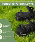 Spring Loaded Double Layer Lawn Aerator Shoes For Yard And Garden Aeration With Springs No Dirt On Shoes Easy Step Comfortable Walk Adjustable
