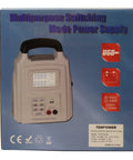 Box of 2 In 1 Adjustable DC Power Supply And Battery Charger 0 To 30V 0 To 10A with 5V USB Output, large LCD display visible