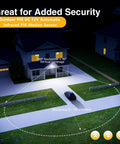 4 Pack IP65 Outdoor Motion Sensor Controller 12V DC With Adjustable Sensitivity And Delay Timer For Security And Area Lighting Systems, Anti Pet Immunity Up To 25 Kg 140 Degree Horizontal By 90 Degree Vertical Coverage Cold Weather Ready. Outdoor PIR sensor coverage diagram for house driveway