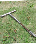 Stainless Steel T Handle Soil Sampler Probe Core For Lawn Garden And Agriculture Forestry Lightweight Durable And Easy To Clean Anti Slip Handle Pro Grade For Quick Soil Samples And Field Testing In The Yard