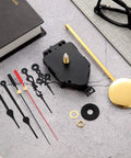 Quartz Pendulum Clock Movement Kit With Two Pairs Of Hands And Pendulum, DIY Clock Repair Parts Set For Easy Replacement And Quick Fixes
