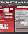 Programming instructions for Must Have Universal Garage Door Opener Remote Compatible With G3T A R BX Series For 1997 To Present Openers