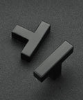 55 Pack Black Square T Bar Cabinet Knobs And 2 Inch Square Pulls Matte Black Single Hole Kitchen Cabinet Handles Sleek Stainless Steel Hardware For Cabinets And Drawers