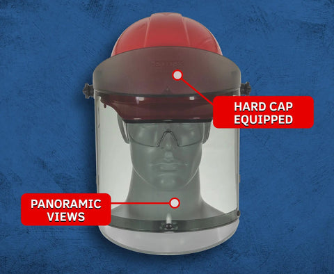 Top Tier Heavy Duty 30 Cal Arc Flash Face Shield And Hard Cap With Full Coverage Visor For Electrician Jobsite Safety And Industrial Ppe Workwear Built Tough For Daily Grind