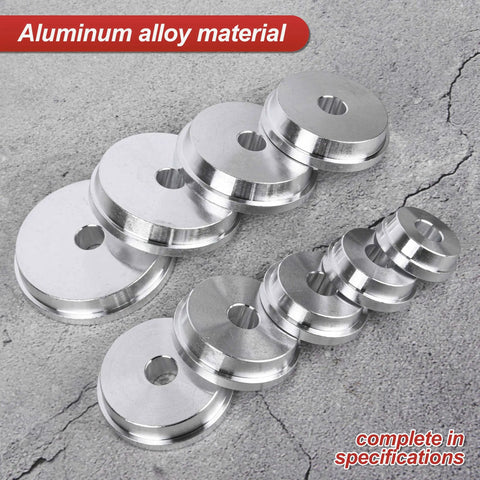 All In One Bearing Race And Seal Driver Set With 9 Adapters And 5.5 Inch Handle For Easy Axle Seal Install Includes 9 Collar Discs