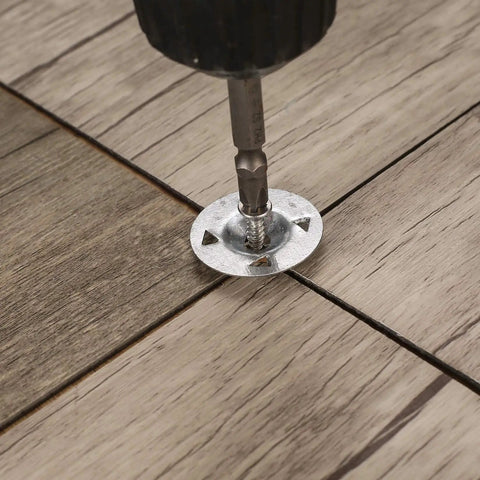 Built Like A Tank Galvanized Steel Foam Board Fastener Washers With Center Groove For Quick Insulation Mounting And Drywall Securing A Twenty Two Count Of Real Deal Yard Hardware, secure washer installation on foam board