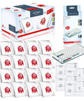 Pro Grade Vacuum Filter Bundle With 16 Genuine FJM AirClean Bags AH50 HEPA Filter And Four Pre Motor Protection Filters For Ultra Clean Air