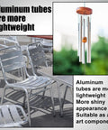 Heavy Duty 2 Pack 1 Inch OD Aluminum Round Tubing 0.12 Inch Wall 24 Inch Long 6061 Aluminum Tube For Furnishings DIY Projects Machinery Silver Build It Like A Pro, illustrating product usage in chairs and wind chime.