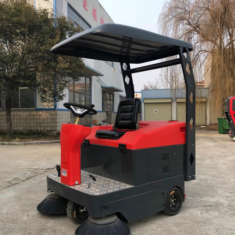 Industrial Ride On Sweeper Machine For Warehouse Factory Floors Power Drive Floor Cleaning System Heavy Duty Sweeping Equipment Commercial Grade Sweepers Built To Handle Dust And Debris With Easy Operation And Reliable Performance In Large Spaces
