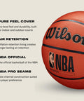 Forge Indoor Outdoor Basketball Size 7 29.5 Inch With Pro Feel Cover For Superior Control And Durability Long Lasting Air Retention