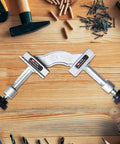 Heavy Duty Stainless Steel Pipe Clamp Fixture With 90 Degree Corner Squares Adjustable Magnetic Alignment Tool For Shelving And Cabinet Making Welding And Framing Do It All Positioning Jig For Precise Angles And Fast Setups.