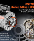 3.7 HP Air Compressor Motor, 3450 RPM, 230V, Single Phase, 2 Pole, 56 Frame, Open Drip Proof, Five Eighths Inch Keyed Shaft