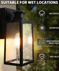 Dusk To Dawn Motion Sensor Porch Light With Built In GFCI Outlet No Fuss Install Waterproof Anti Rust Exterior Wall Mount Light
