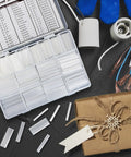 Clear Heat Shrink Tubing Kit With 580 Pcs EVA Material In 11 Sizes Pro Grade Heavy Duty for Electrical Insulation Wire Repair