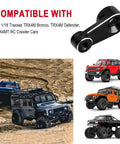 Aluminum Servo Horn Arm Upgrade For One Eighteen Scale Traxxas TRX4M TRX4MT RC Crawler Stock Servo Replacement Black Anodized Finish