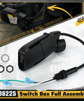 Switch Box Full Assembly Replacement for ProTeam Super Coach Pro 6 and Pro 10 Backpack Vacuums with cords, Part 836225