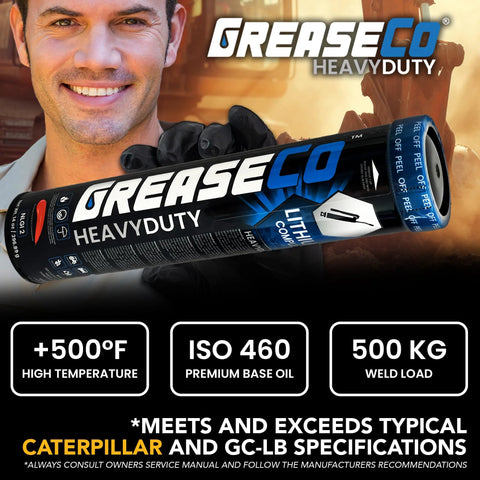 GreaseCo HeavyDuty wheel bearing grease 1 lb tub; red lithium-based, multi-purpose high-temp lubricant