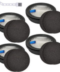 Replacement Kit With Four HEPA Filters And Eight Sponge Filters For Afoddon A200Pro A200 ORFELD B08 C10A C10G And Nequare S12 S25 S26
