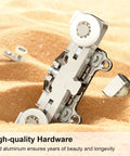High-quality hardware for 42 By 84 Inch Concealed Sliding Barn Door With Soft Close Mechanism and Heavy Duty Track System.