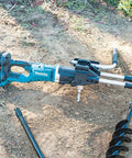 Heavy Duty Earth Auger Bit Adapter A For Quick Tool Free Install Steel Construction Built To Last Compatible With Industry Auger Bits