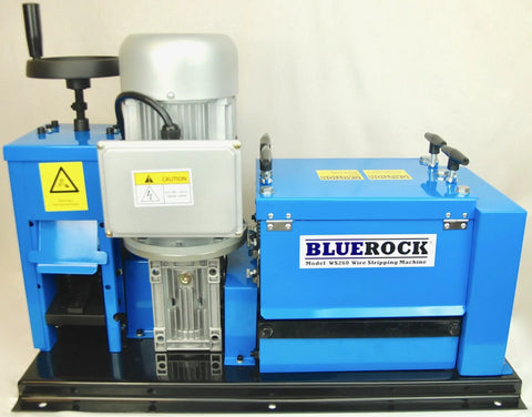 WS260 Wire Stripping Machine For Copper Wire Auto Feed And Cut Rollers Handles 22 AWG To Two And One Quarter Inch OD